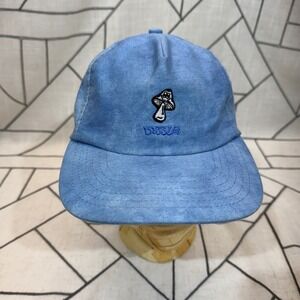 Vissla Mushroom Hat One Size Blue‎ Excellent Strapback Denim Washed Cap MAHTXTRS